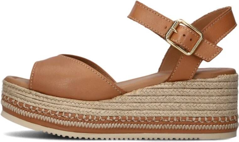 Unisa Elegante Kalton Sandalen in Cognac