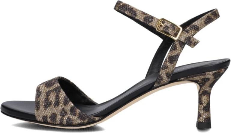 Unisa Elegante Nahia Hak Sandalen Brown Dames