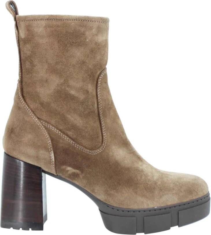 Unisa Enkel laarzen Beige Dames