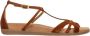 Unisa Flat Sandals Brown Dames - Thumbnail 1