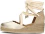 UNISA Espadrilles Dames Chaplin Maat: 36 Materiaal: Leer Kleur: Goud - Thumbnail 3