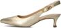 UNISA Slingbacks Dames Ibon Maat: 39 Materiaal: Leer Kleur: Goud - Thumbnail 3