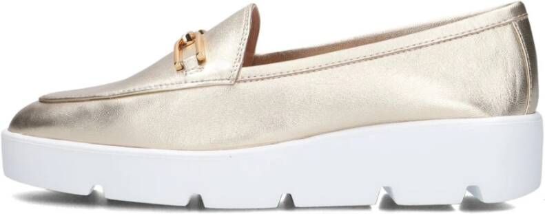 Unisa Gouden Loafers Famo Stijl