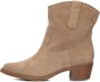 UNISA Enkellaarsjes Dames Gwen Maat: 37 Materiaal: Suède Kleur: Beige - Thumbnail 2