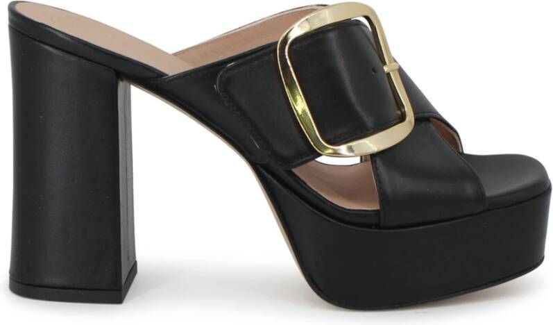 Unisa Heeled Mules Zwart Dames