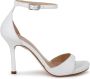 Unisa Verhoog je outfit met witleren hoge hak sandalen White Dames - Thumbnail 7