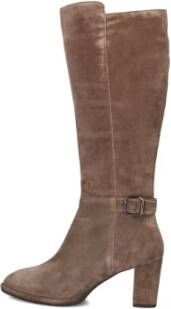 Unisa Lebrun Hoge Laarzen Taupe Elegant Stijl