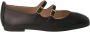 Unisa Zwarte Leren Ballerina Flats Black Dames - Thumbnail 3