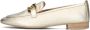 Unisa Metallic Gouden Loafers met Decoratieve Ketting Yellow Dames - Thumbnail 2