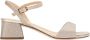 Unisa Metallic Leren Vierkante Zool Sandalen Gray Dames - Thumbnail 1