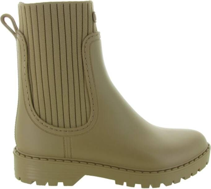 Unisa Stijlvolle Chelsea-laarzen Beige Dames - Foto 10