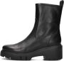 UNISA Enkelboots Dames Jofo Maat: 42 Materiaal: Leer Kleur: Zwart - Thumbnail 3