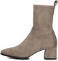 UNISA Enkellaarsjes Dames Langley Maat: 37 Materiaal: Suède Kleur: Taupe - Thumbnail 3