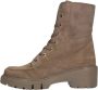 UNISA Veterboots Dames Jefis Maat: 40 Materiaal: Suède Kleur: Taupe - Thumbnail 3