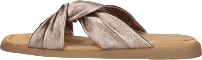 UNISA Teenslippers Dames Camby Leatherlook Bronskleurig - Foto 7