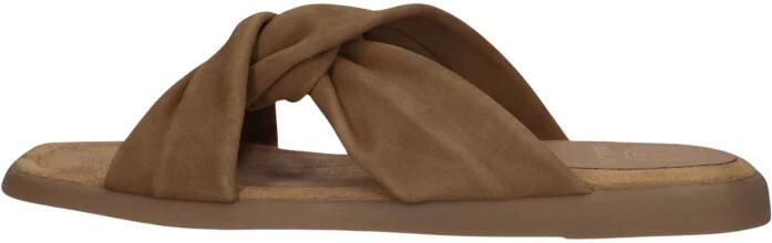 UNISA Teenslippers Dames Camby Maat: 42 Materiaal: Suède Kleur: Camel - Foto 6