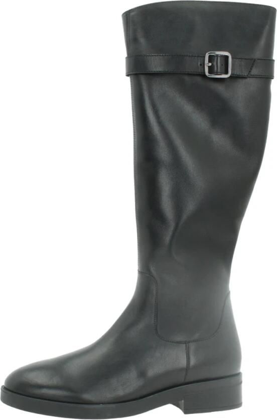 Unisa Edeli_BS leren hoge laarzen zwart - Foto 5