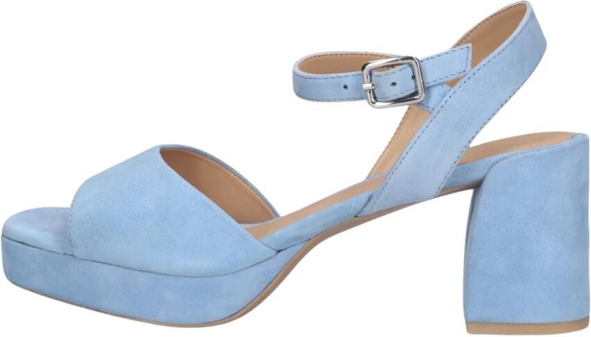 UNISA Sandalen met Hak Dames Ney Maat: 36 Materiaal: Suède Kleur: Blauw - Foto 6