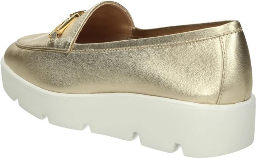 UNISA Loafers Dames Famo Leer Goudkleurig - Foto 5