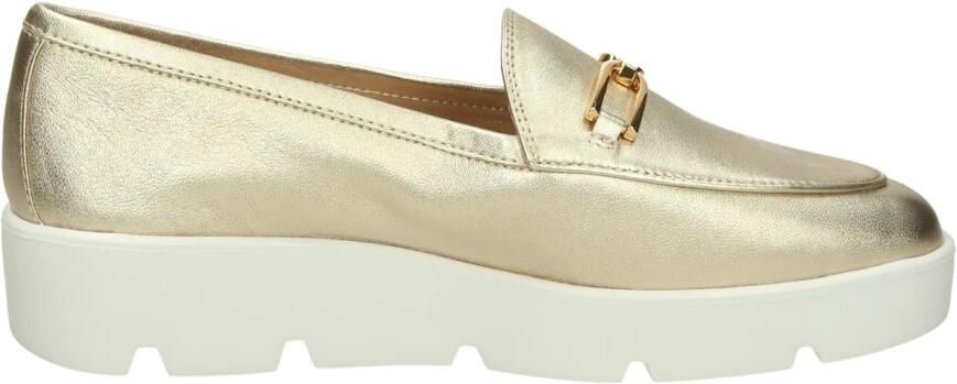 UNISA Loafers Dames Famo Leer Goudkleurig - Foto 6