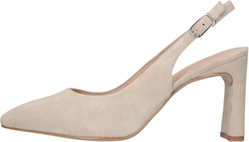 UNISA Slingbacks Dames Winna Maat: 39 Materiaal: Suède Kleur: Beige - Foto 6