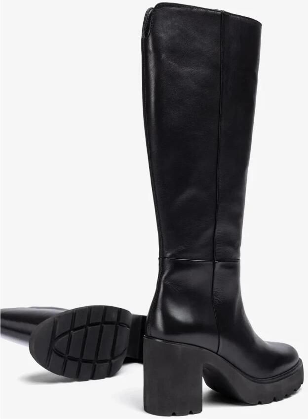 UNISA Hoge Laarzen Dames Kayli Maat: 39 Materiaal: Leer Kleur: Zwart - Foto 3