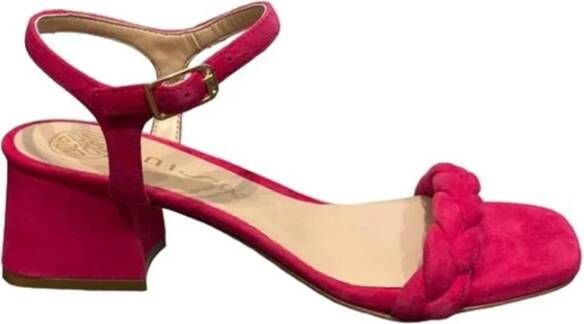Unisa Verhoog je stijl met hoge hak sandalen Pink Dames