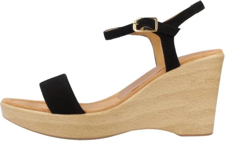 Unisa Wedges Black Dames