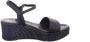 Unisa Wig sandalen voor dames in effen kleuren - Thumbnail 1