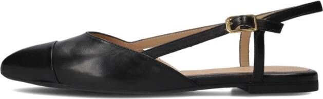 Unisa Zwarte Ashley Slingback Schoenen Black Dames