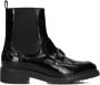 UNISA Enkelboots Dames Erne Maat: 39 Materiaal: Lakleer Kleur: Zwart - Thumbnail 3