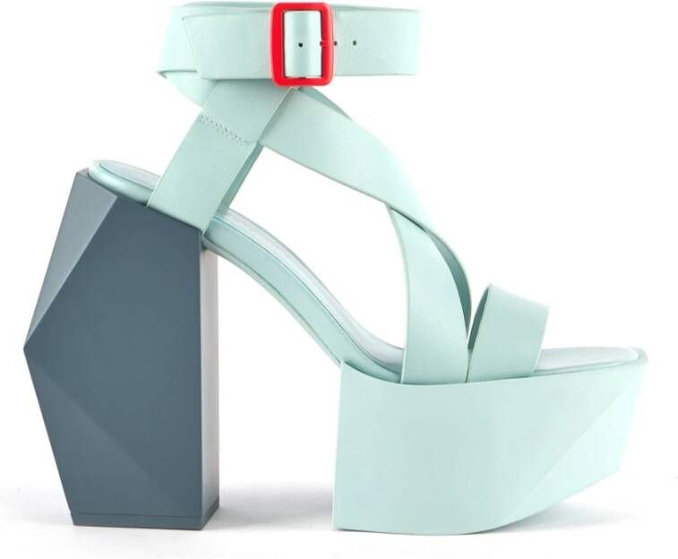 United Nude Stage Sandal Green Dames