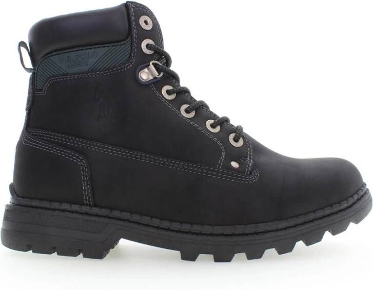 U.s. Polo Assn. Elegante Rijlaarzen met Contrasterende Details Black Heren