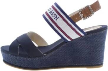 U.s. Polo Assn. Basis Sneakers Blue Dames