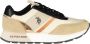 U.s. Polo Assn. Sportieve Beige Veterschoenen met Contrastdetails Beige - Thumbnail 4