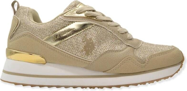 U.s. Polo Assn. Beige Sneakers Beige Dames