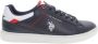 U.s. Polo Assn. Blauwe Lage Sneaker voor Mannen - Thumbnail 1