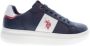 U.s. Polo Assn. Blauwe Polyester Sneaker met Contrasterende Details - Thumbnail 2