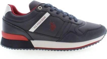 U.s. Polo Assn. Blauwe Polyester Sneaker met Logo