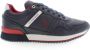 U.s. Polo Assn. Blauwe Polyester Sneaker met Logo - Thumbnail 1