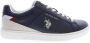 U.s. Polo Assn. Blauwe Polyester Sneakers met Contrasterende Details - Thumbnail 1