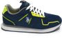 US Polo Scarpe sneaker running Nobil 004 in ecopelle Us22Up23 Blauw Heren - Thumbnail 2
