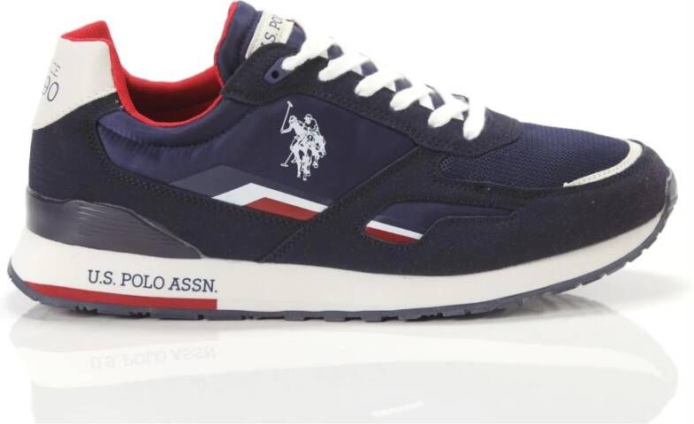 US Polo Assn U.S. POLO ASSN. Tabry 001B Heren Sneakers Schoenen Blauw TABRY001B-DBL002 - Foto 2