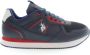 U.S. POLO ASSN. Geregen Sportschoenen Met Contrasterende Details En Logo-Ontwerp - Thumbnail 3