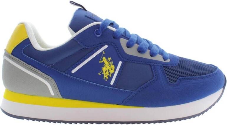 U.s. Polo Assn. Sportschoen met Contrasterende Details en Logo Blauw Heren - Foto 3