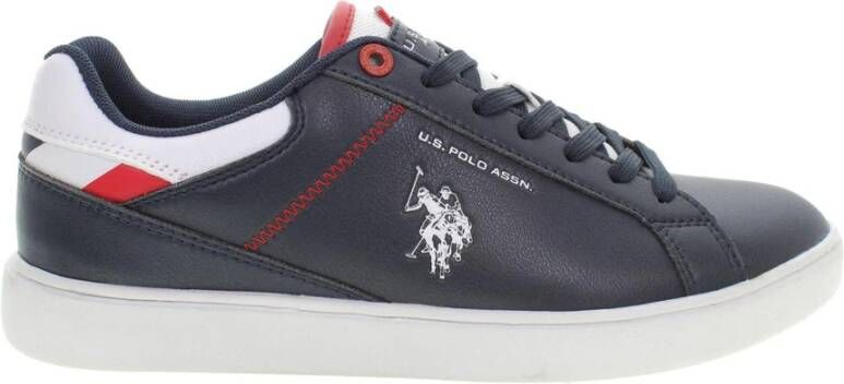U.s. Polo Assn. Stijlvolle Heren Sportschoen met Contrasterende Details Blauw Heren