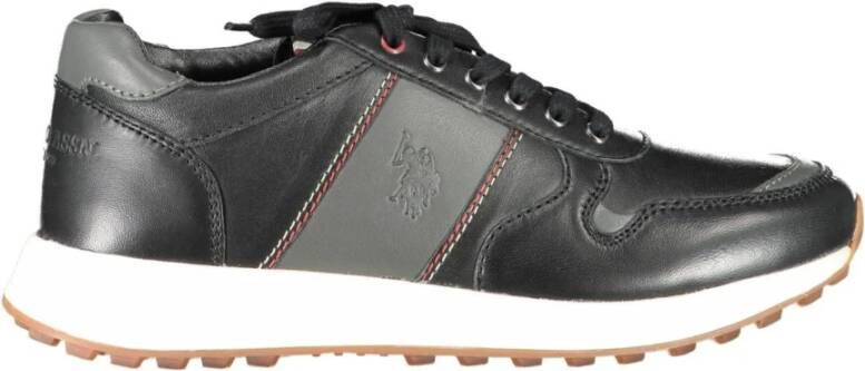 U.S. Polo Assn. Sneakers in zwart voor Heren Novak 001 LTH BLK DGR 01