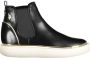 U.s. Polo Assn. Elegante lage zwarte enkellaarsjes met elastische zijpanelen Black Dames - Thumbnail 4