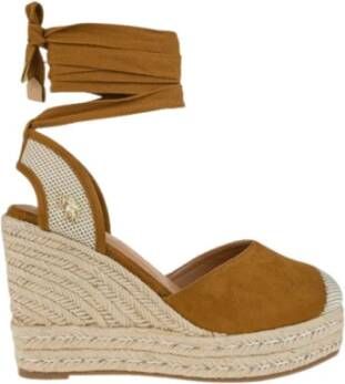 U.s. Polo Assn. Espadrilles Sandalen Brown Dames