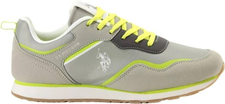 U.s. Polo Assn. Gele Print Slip-On Sneakers